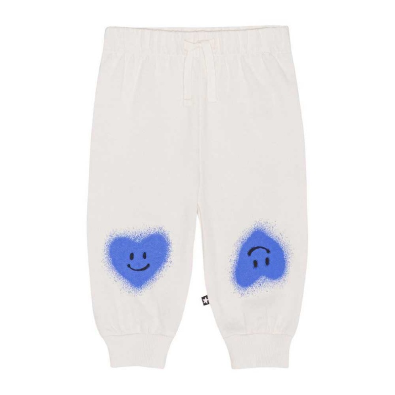 Molo Simeon Pants Jeans Flicka Blue Heart | SE0001372