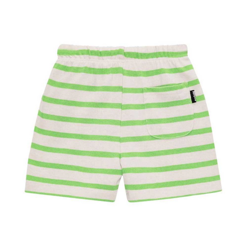 Molo Skie Shorts Pojke Grass Stripe | SE0001391