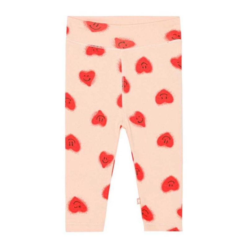 Molo Sting Pants Jeans Flicka Red Hearts_ Jersey | SE0001387